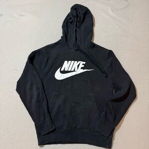 Nike Black and White Logo Hoodie